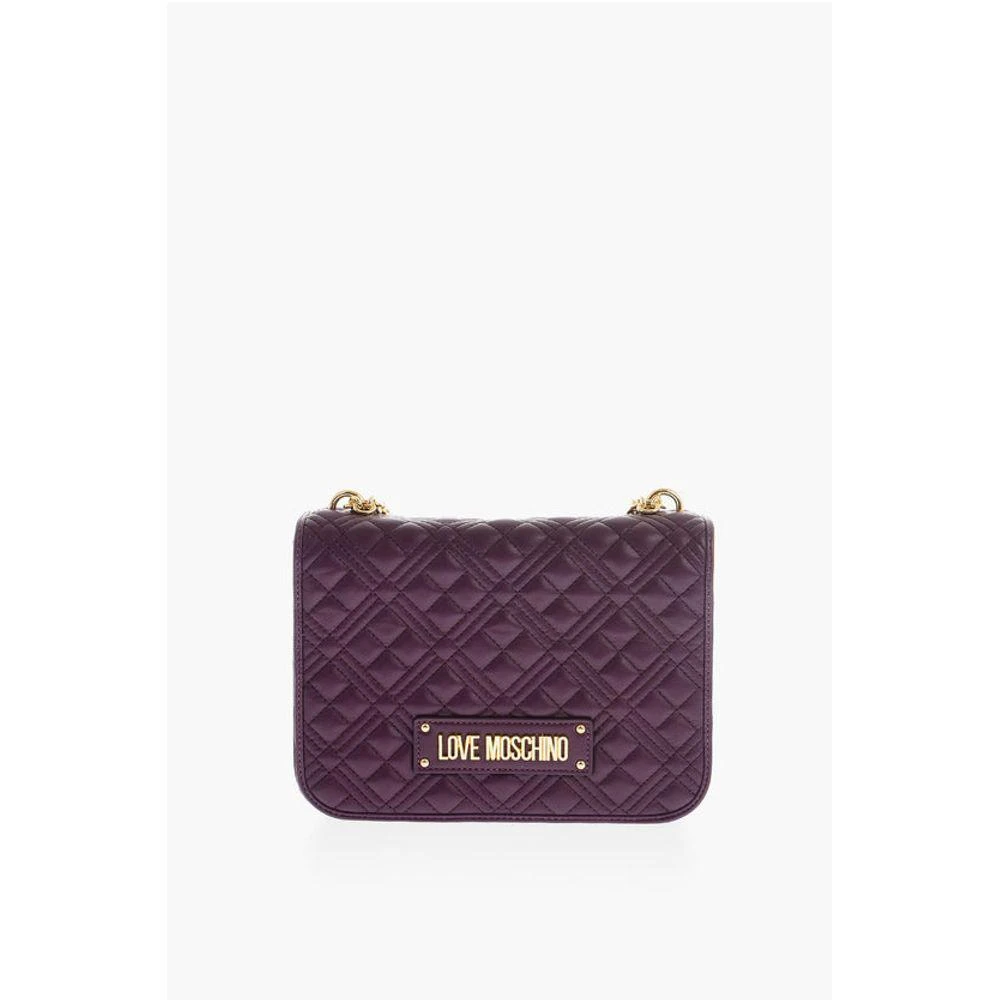 Moschino Moschino LOVE quilted faux leather shoulder bag 1