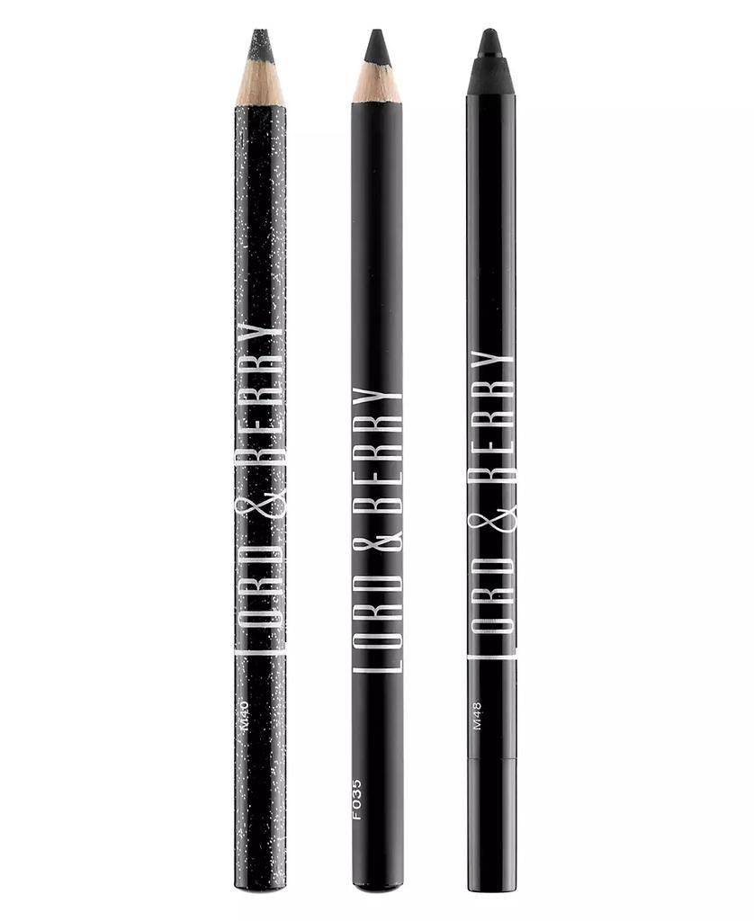 Lord & Berry Black Wardrobe Eyeliner Trio Kit