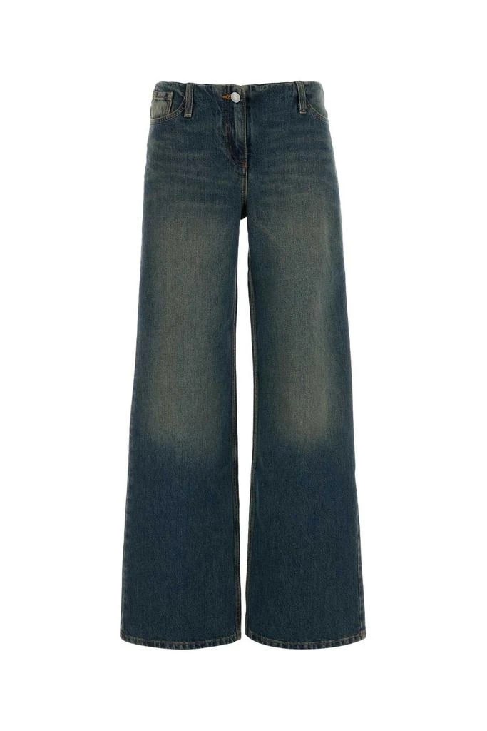 Magda Butrym Magda Butrym Ultra-Low-Waist Wide-Leg Jeans 1