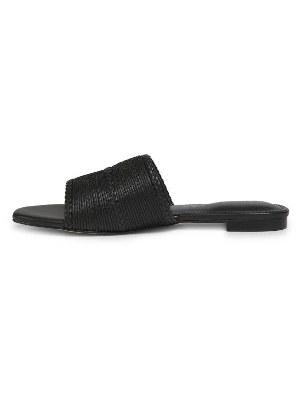 Marc Fisher Zuri Leather Slide Sandals 4