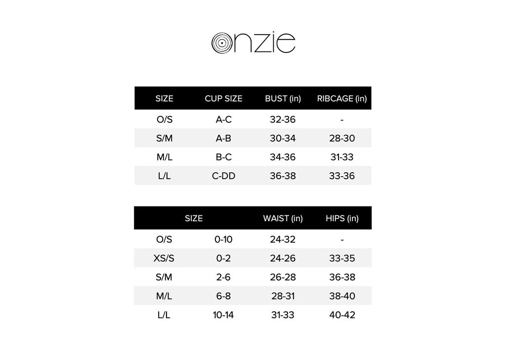Onzie Graphic Leggings In Onz Textured Stripe 3