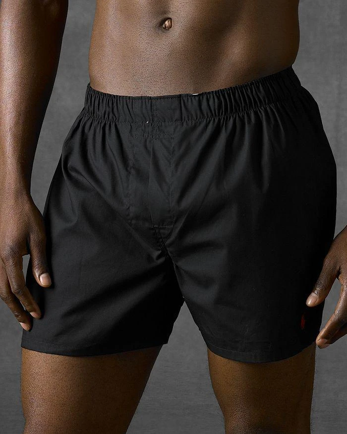 Ralph Lauren Classic Fit Woven Boxers, Pack of 3 9