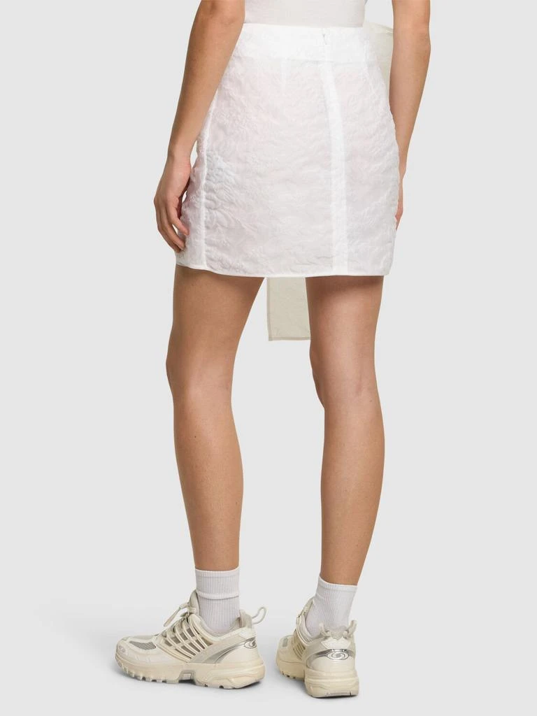 CECILIE BAHNSEN Gigi Matelassé Bow Mini Skirt 2