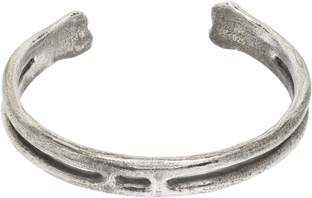 Our Legacy Black Spine Leather Bracelet - Bracelets - BeyondStyle