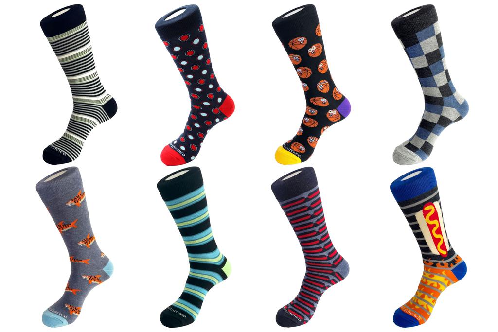 Unsimply Stitched CREW SOCK 8 PACK