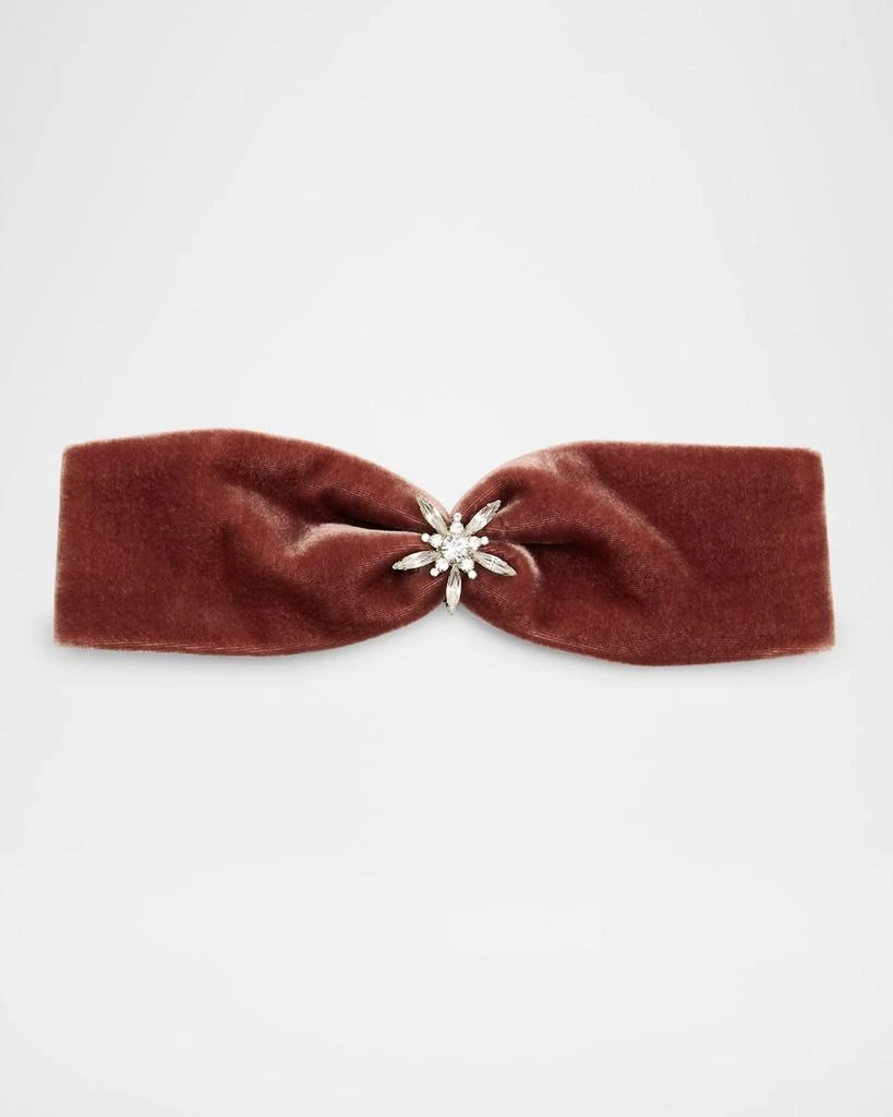 Lelet Ny Avril Crystal Velvet Wrap Headband