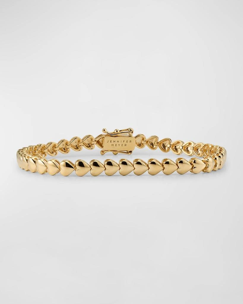 Jennifer Meyer Heart Tennis Bracelet 1