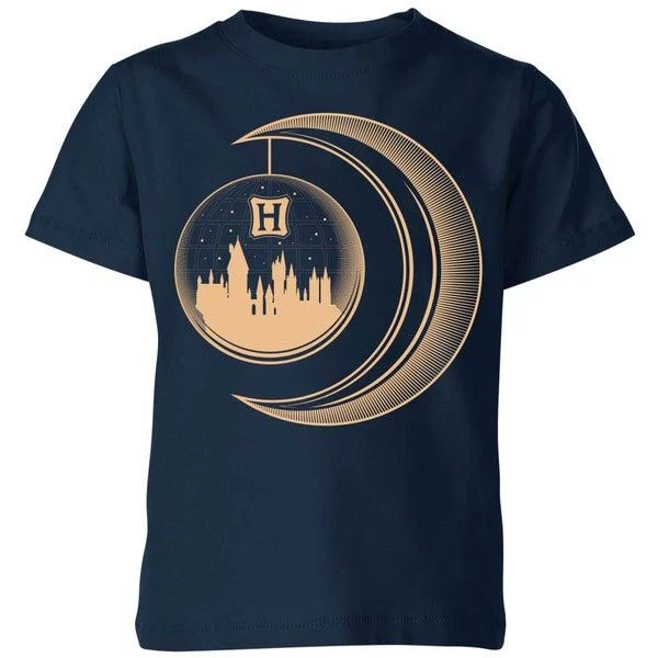 Harry Potter Harry Potter Globe Moon Kids' T-Shirt - Navy 1