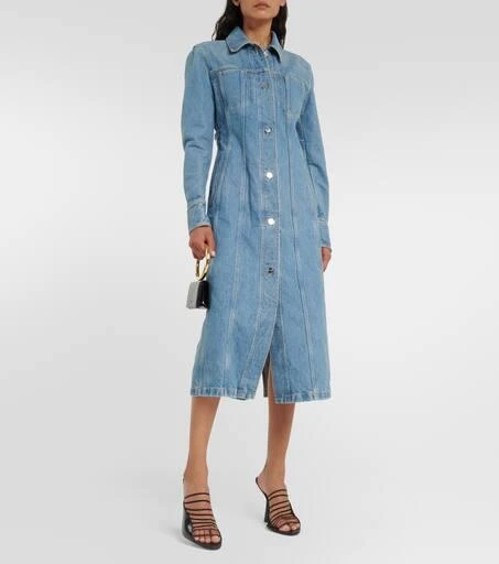 Salvatore Ferragamo Cotton denim shirt dress 2