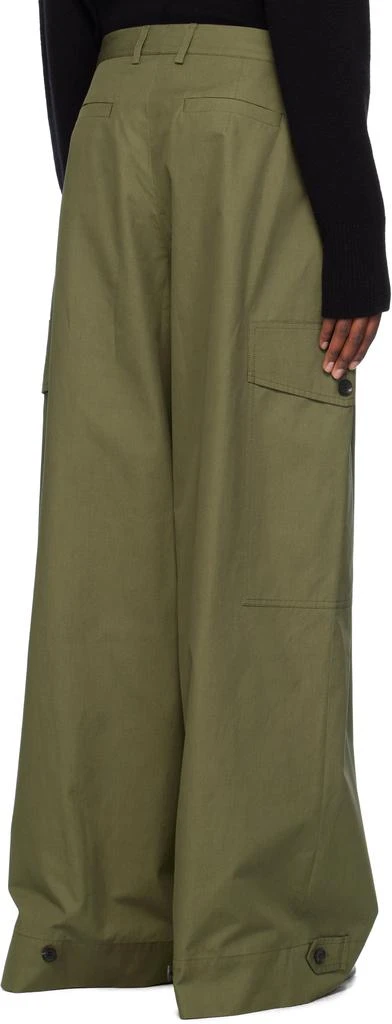 La Collection Khaki Stein Trousers 3