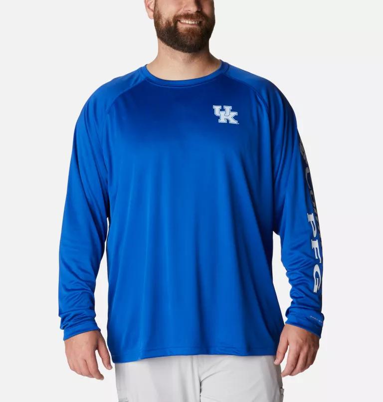 Columbia Columbia Men's Collegiate PFG Terminal Tackle  Long Sleeve Shirt - Big - Kentucky-