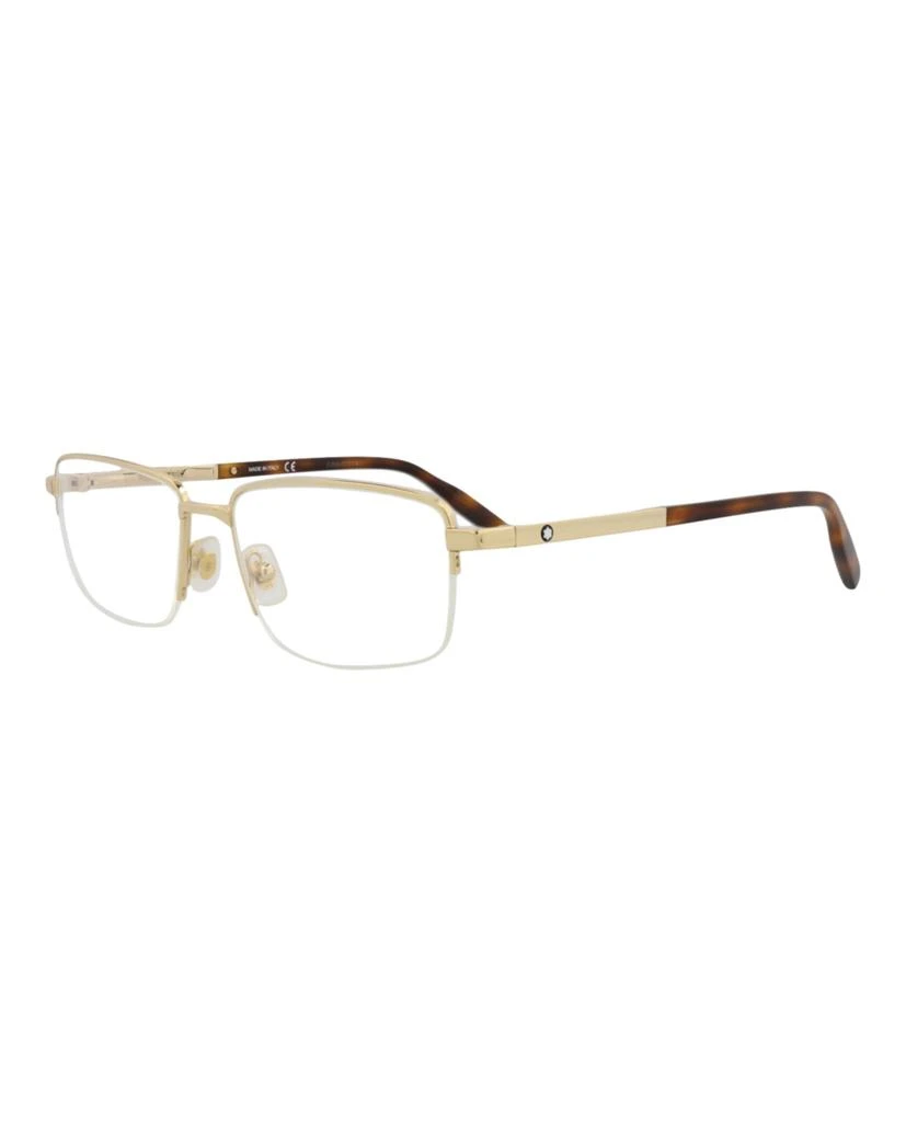 MontBlanc Square-Frame Metal Optical Frames 2