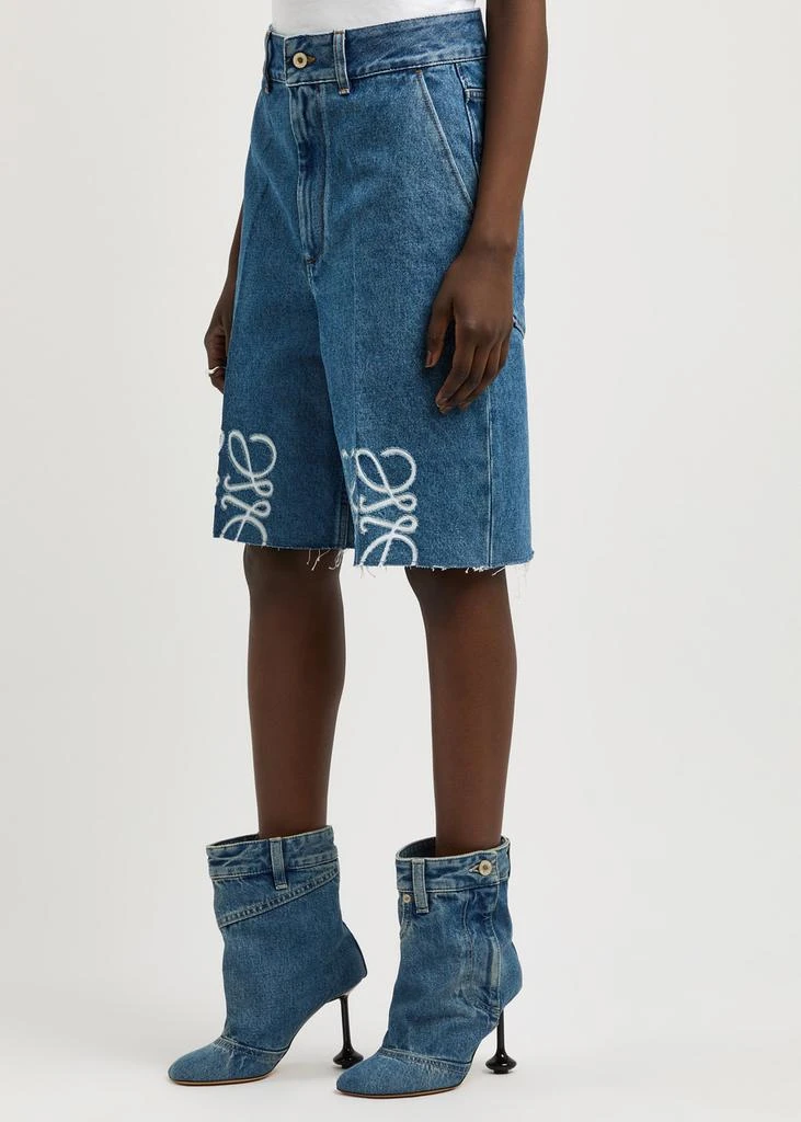 Loewe Anagram denim shorts 2