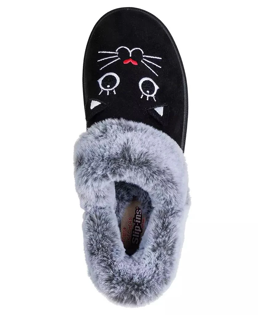 SKECHERS Women's Slip-ins: BOBS Cozy Kiss - Meow PJs Comfort Slippers from Finish Line 5