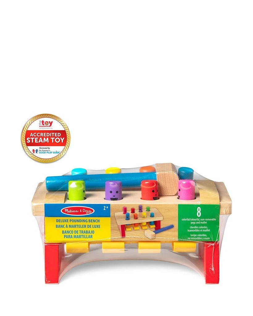 Melissa & Doug Deluxe Pounding Bench - Ages 2+ 3