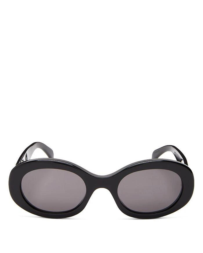 Celine Triomphe Oval Sunglasses, 52mm 4