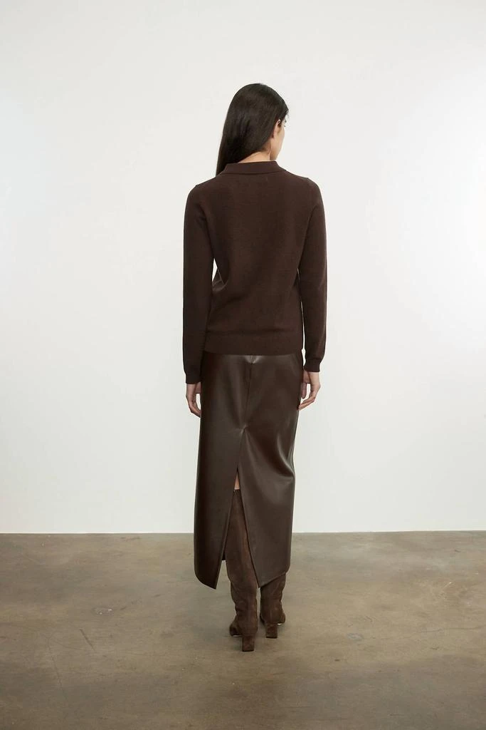 Enza Costa Enza Costa - KNIT CASHMERE POLO SWEATER 2