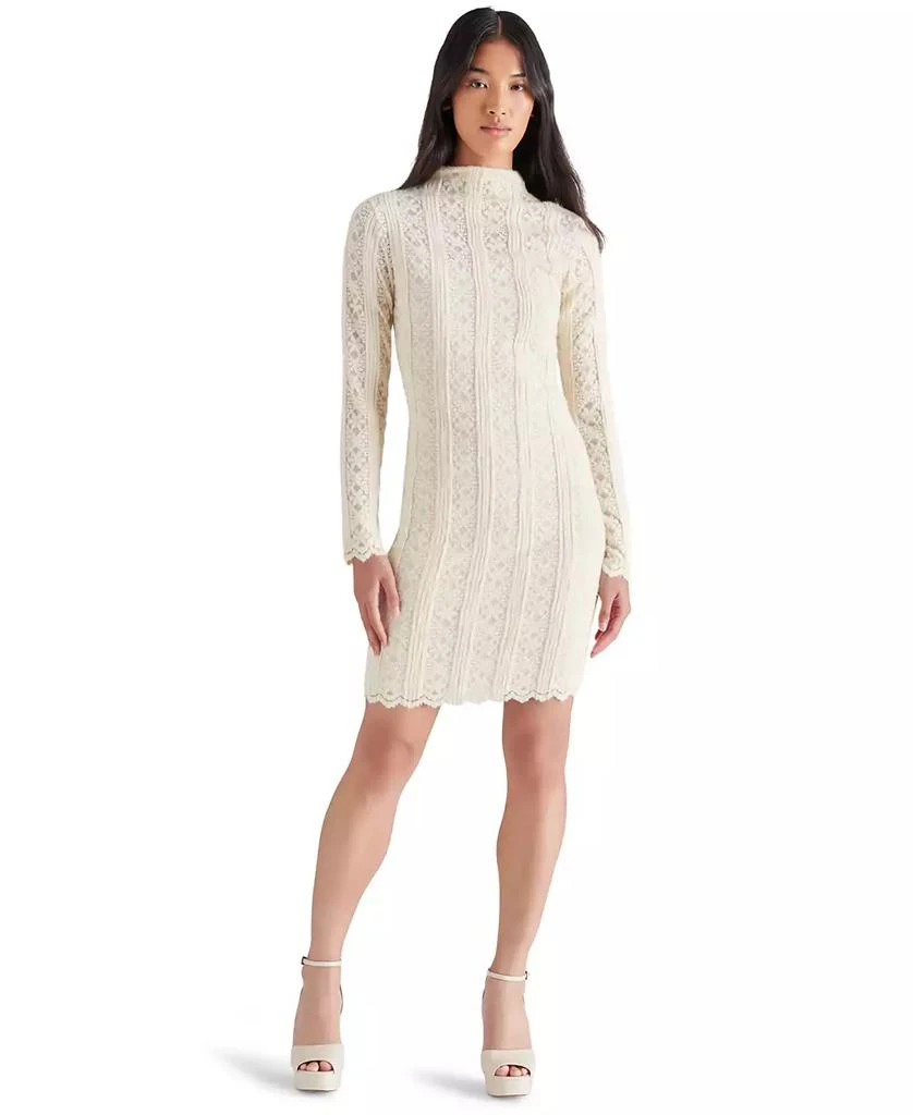 Steve Madden Women's Nafia Mock Neck Mini Dress 1