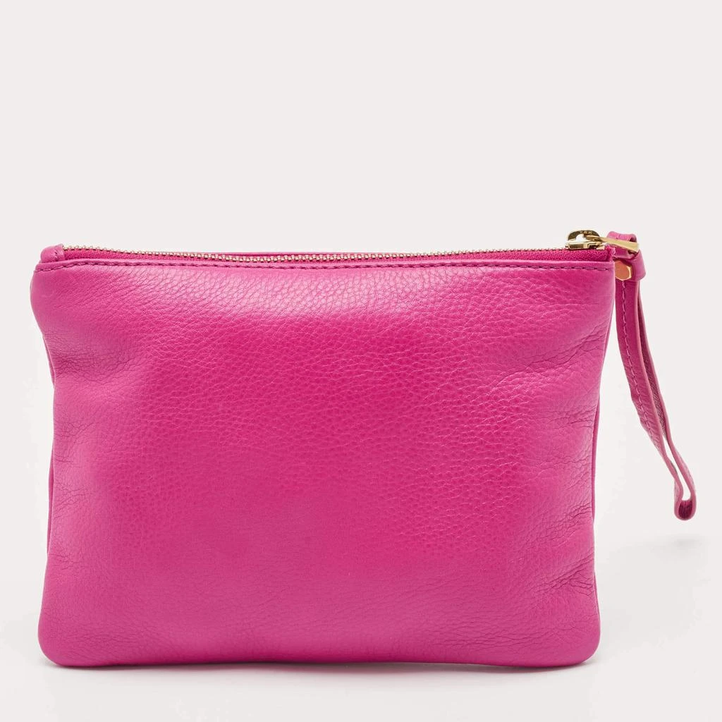 Marc Jacobs Marc by Marc Jacobs Fuchsia Leather Classic Q Wristlet Clutch 4