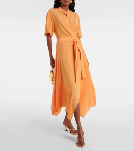Stella McCartney Iconic silk crêpe de chine midi dress 2