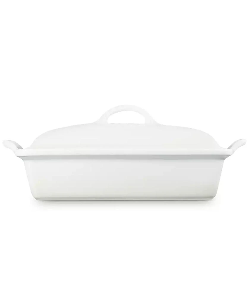 Le Creuset Stoneware Heritage Rectangular Covered Casserole, 4 Qt. 2