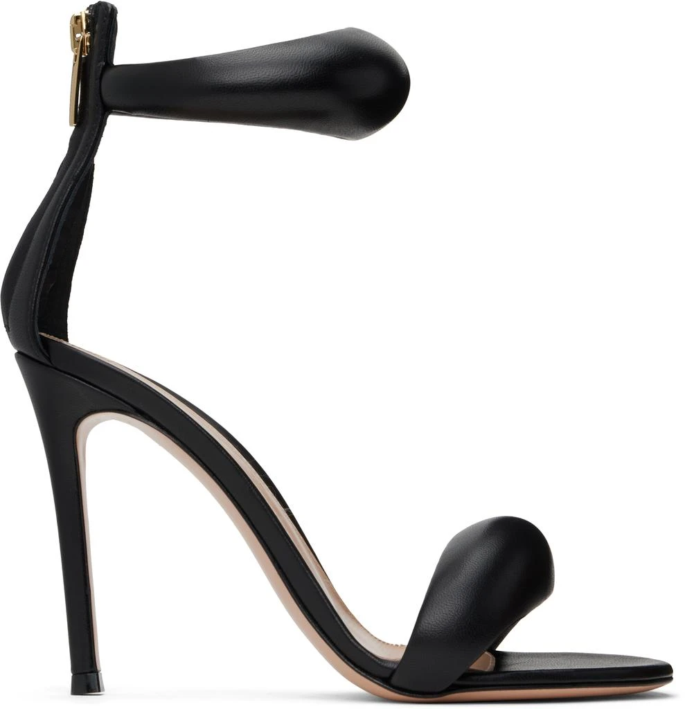 Gianvito Rossi Black Bijoux Heeled Sandals 1