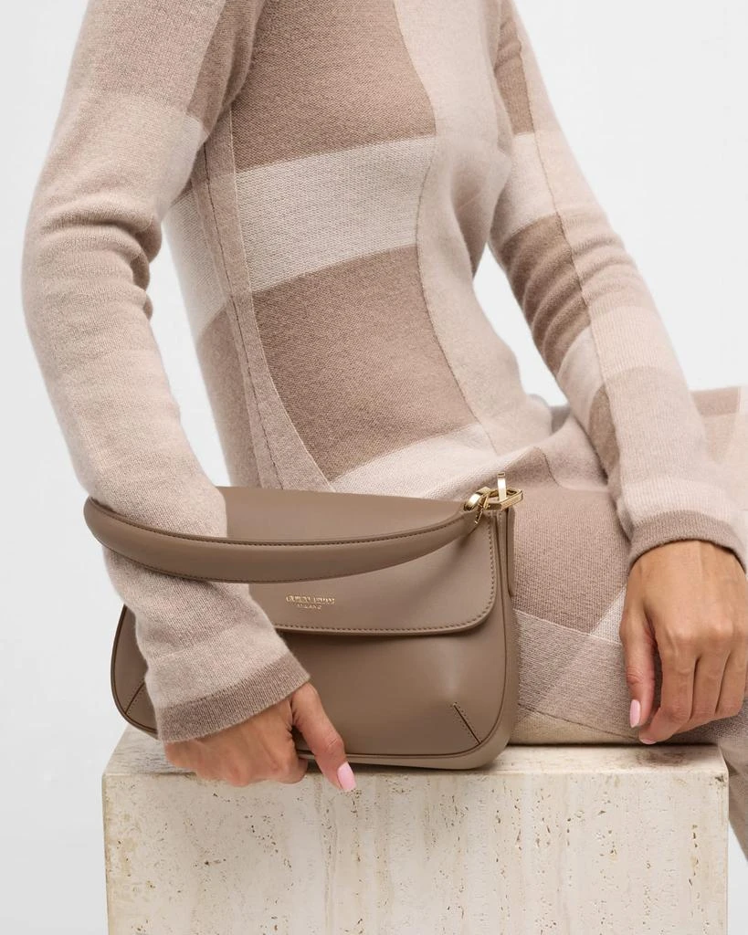 Giorgio Armani La Prima Small Leather Shoulder Bag 4