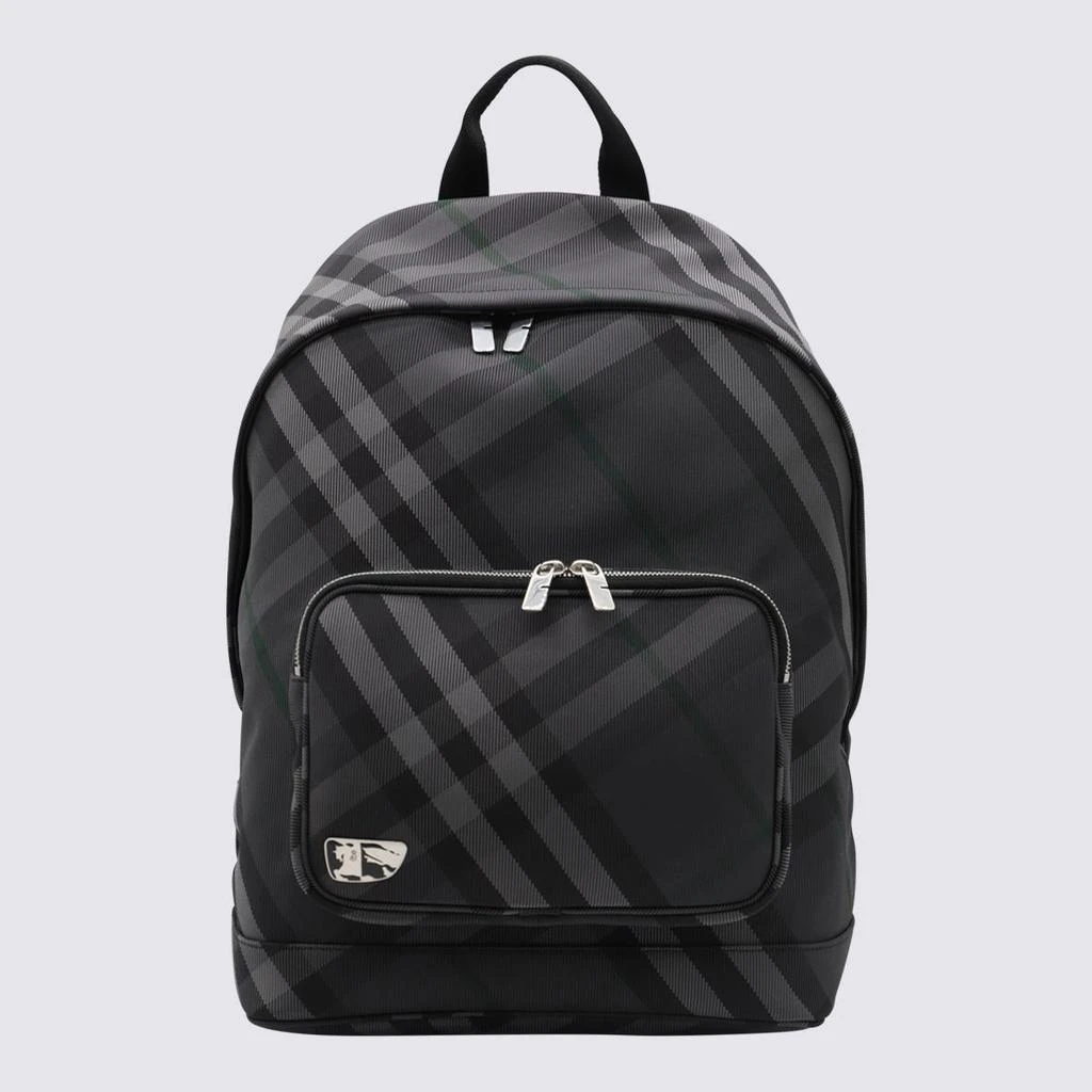 Burberry Burberry Black Leather Backpack 1