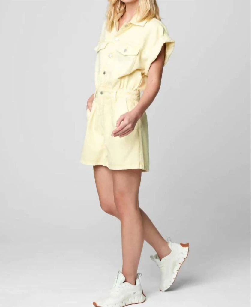 Blank NYC Afterglow Romper In Yellow 2