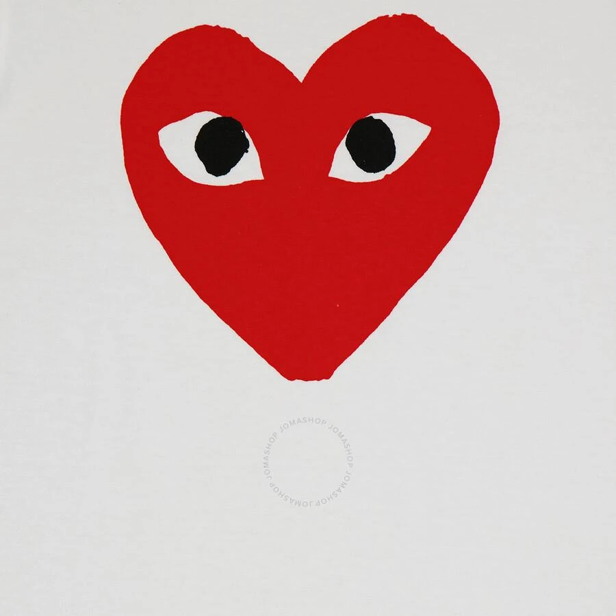 Comme des Garcons Kids Short-sleeve Big Heart Print T-shirt 3