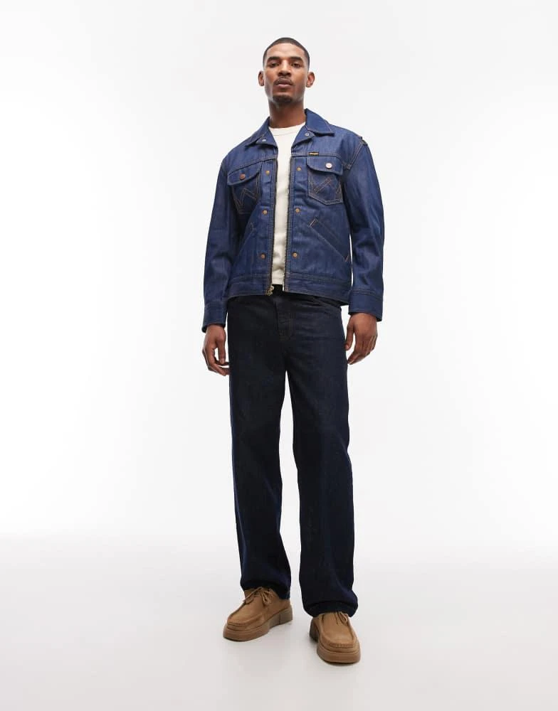 Wrangler Wrangler jacket in raw denim 2