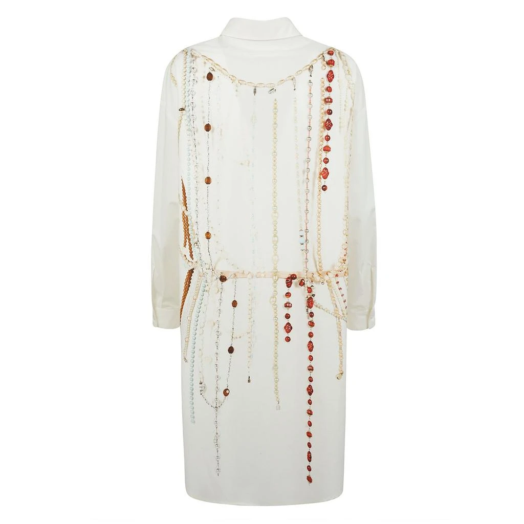 MM6 MM6 Maison Margiela Embellished Oversized Shirt Dress 2