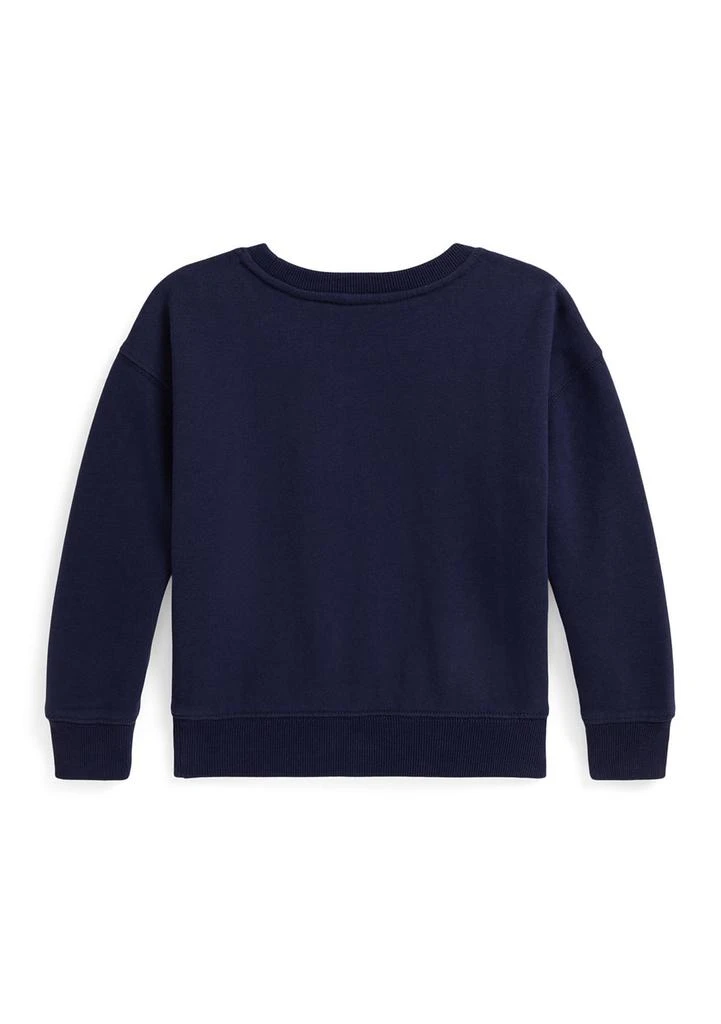 Ralph Lauren Girls 2-6x Polo Bear Fleece Boxy Sweatshirt 2