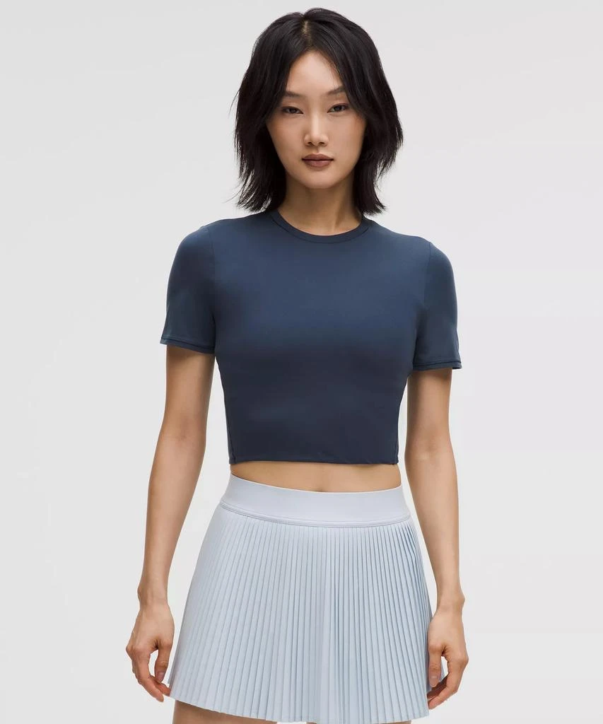 Lululemon Wundermost Ultra-Soft Nulu Crewneck Cropped T-Shirt 11