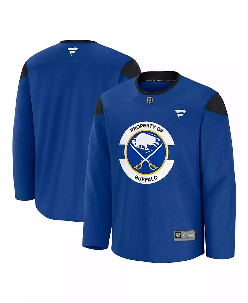 Fanatics Men's Royal Buffalo Sabres Home Practice Jersey 1