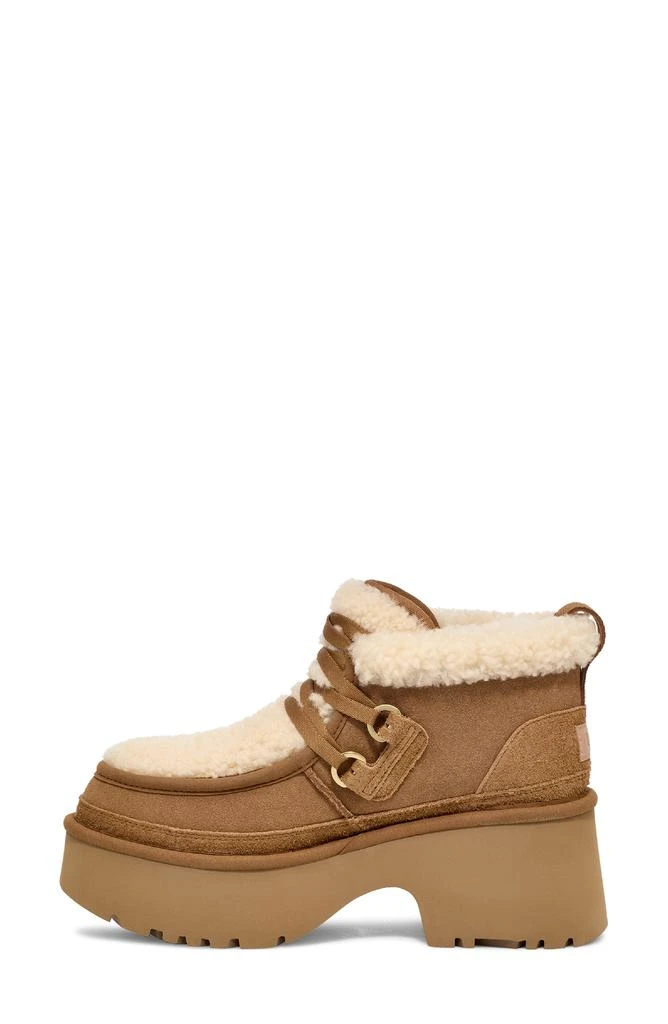 UGG Classic New Heights Genuine Shearling Lace-Up Bootie 6