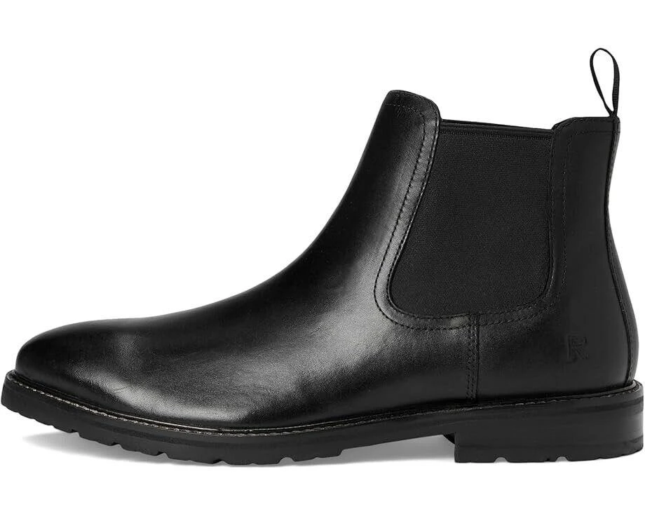 Rockport Cassius Boots Mens 6.5 Black Leather Almond Toe Slip On Chelsea ZPO2881 3