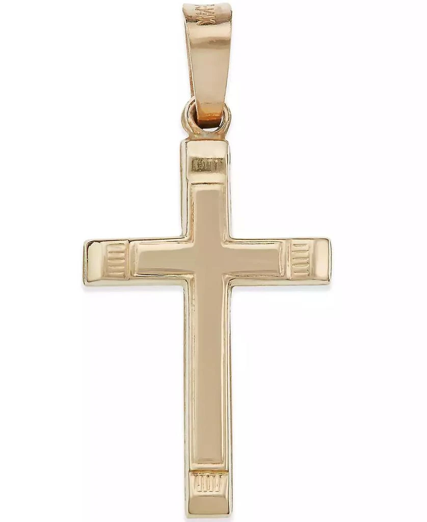 Macy
s Small Cross Pendant in 14k Gold