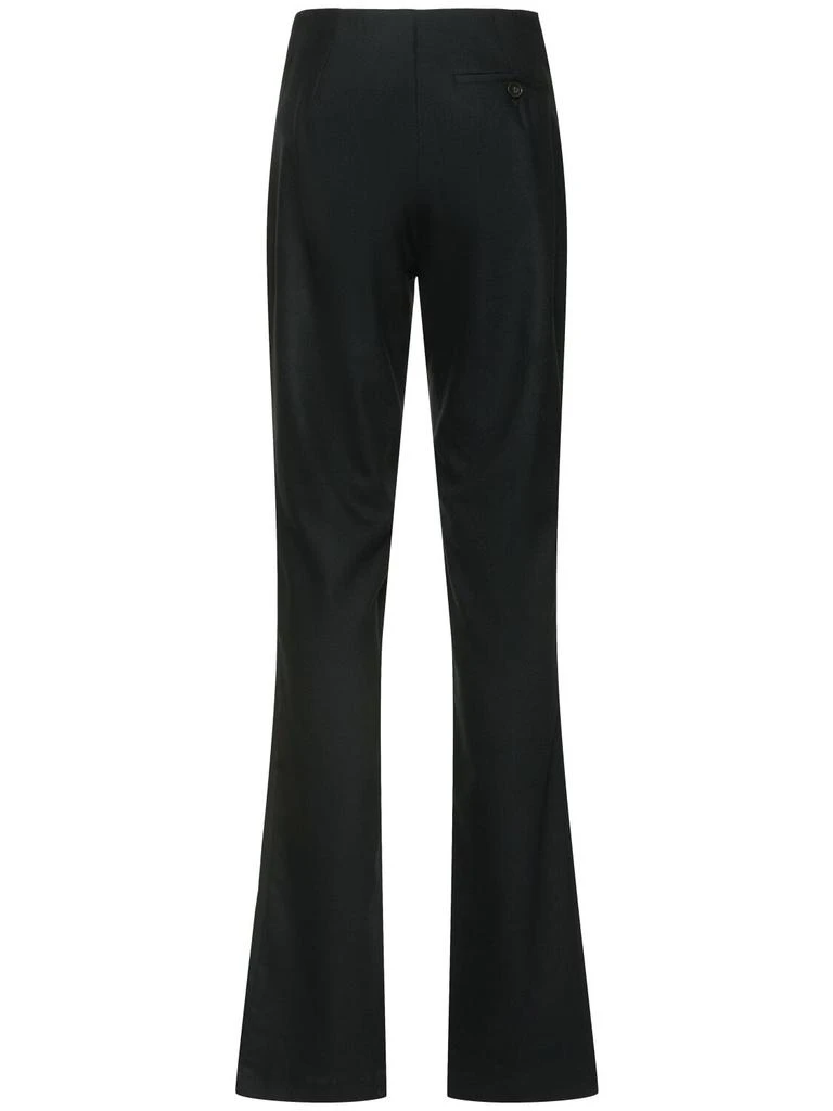 THE FRANKIE SHOP Morrison Stretch Wool Straight Pants 4