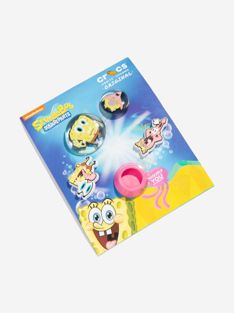 Crocs Kids Spongebob Bubble Jibbitz™ Charm 5 Pack in Multicolour