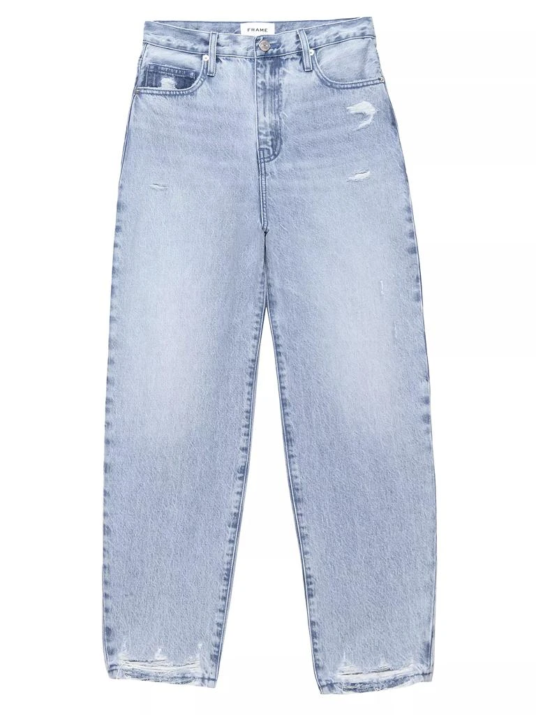 FRAME Ultra High-Rise Barrel-Leg Jeans 1