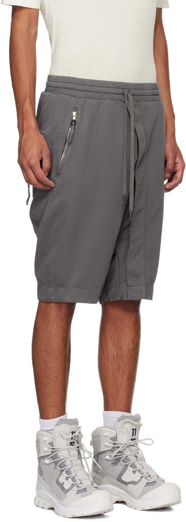 11 by Boris Bidjan Saberi Gray P34 Shorts