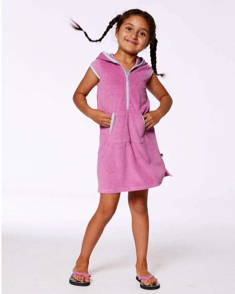 terry beach dress Terry Towelling Zip Through Dress White main image 1