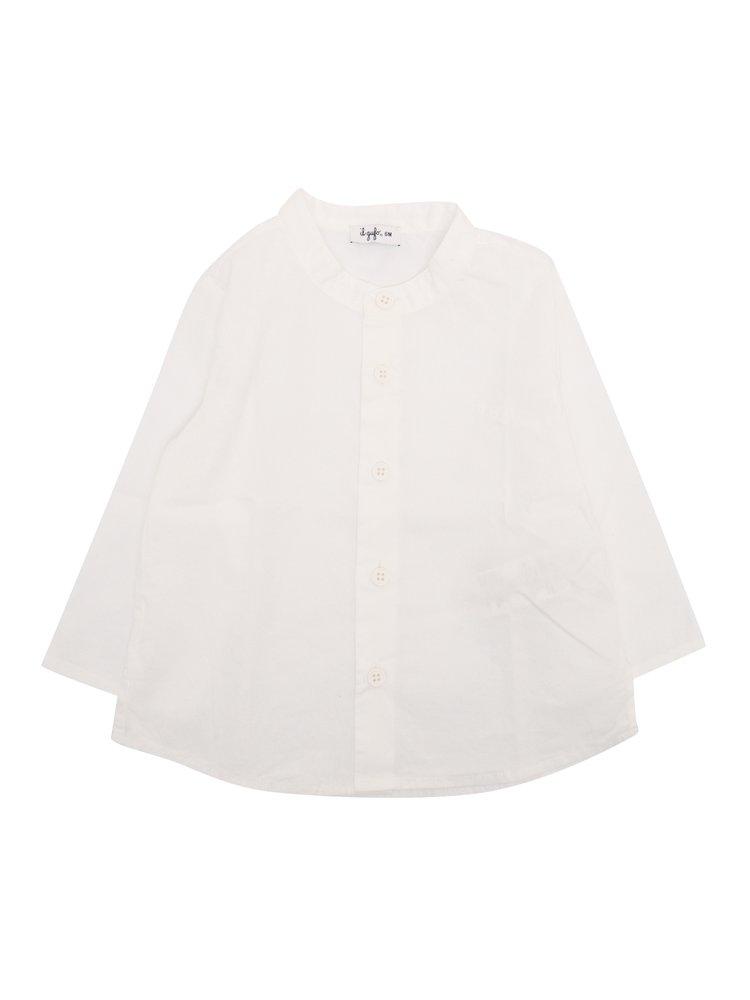 IL GUFO Il Gufo Button-Up Crewneck Shirt