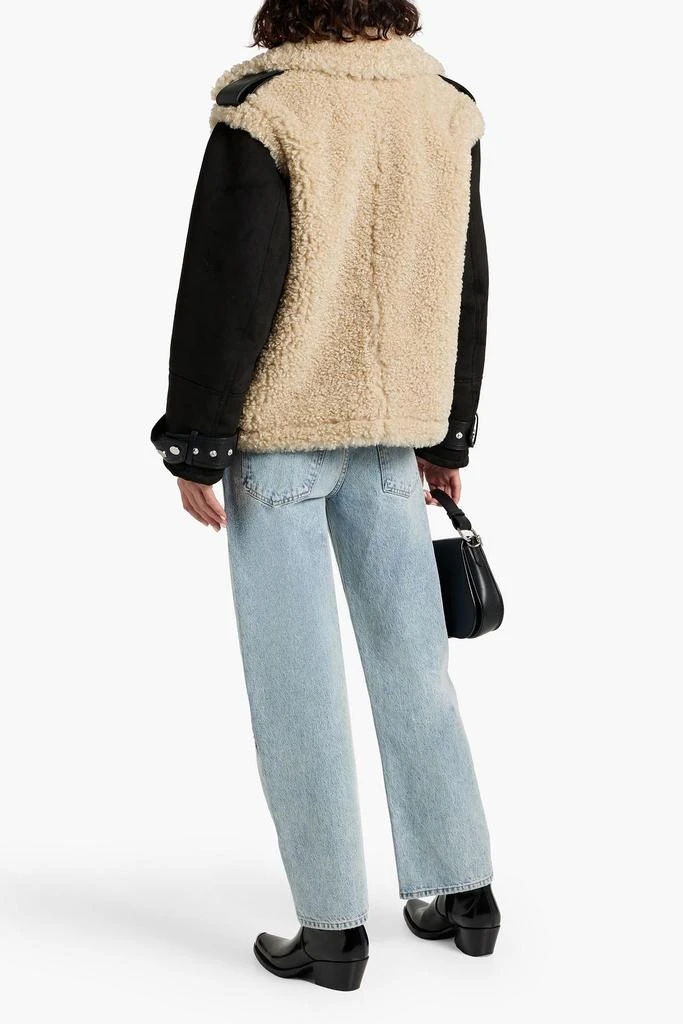 STAND STUDIO Meara faux shearling jacket 3