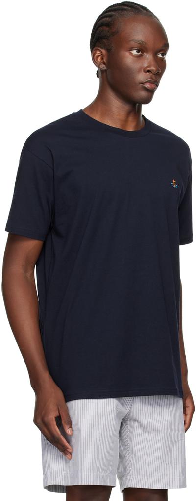 Vivienne Westwood Navy Classic Multicolour Orb T-Shirt
