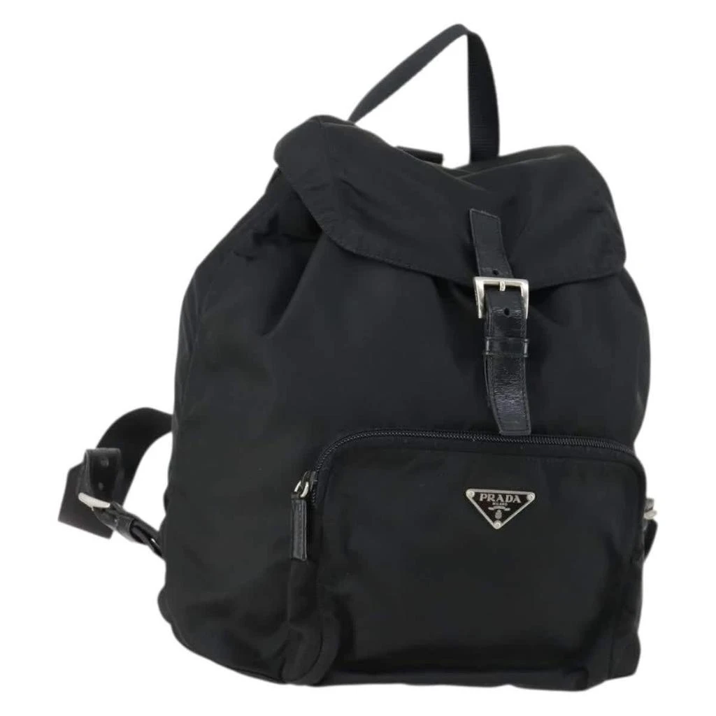 Prada Front Pocket Backpack Tessuto Nylon Backpack Bag (Pre-Owned)