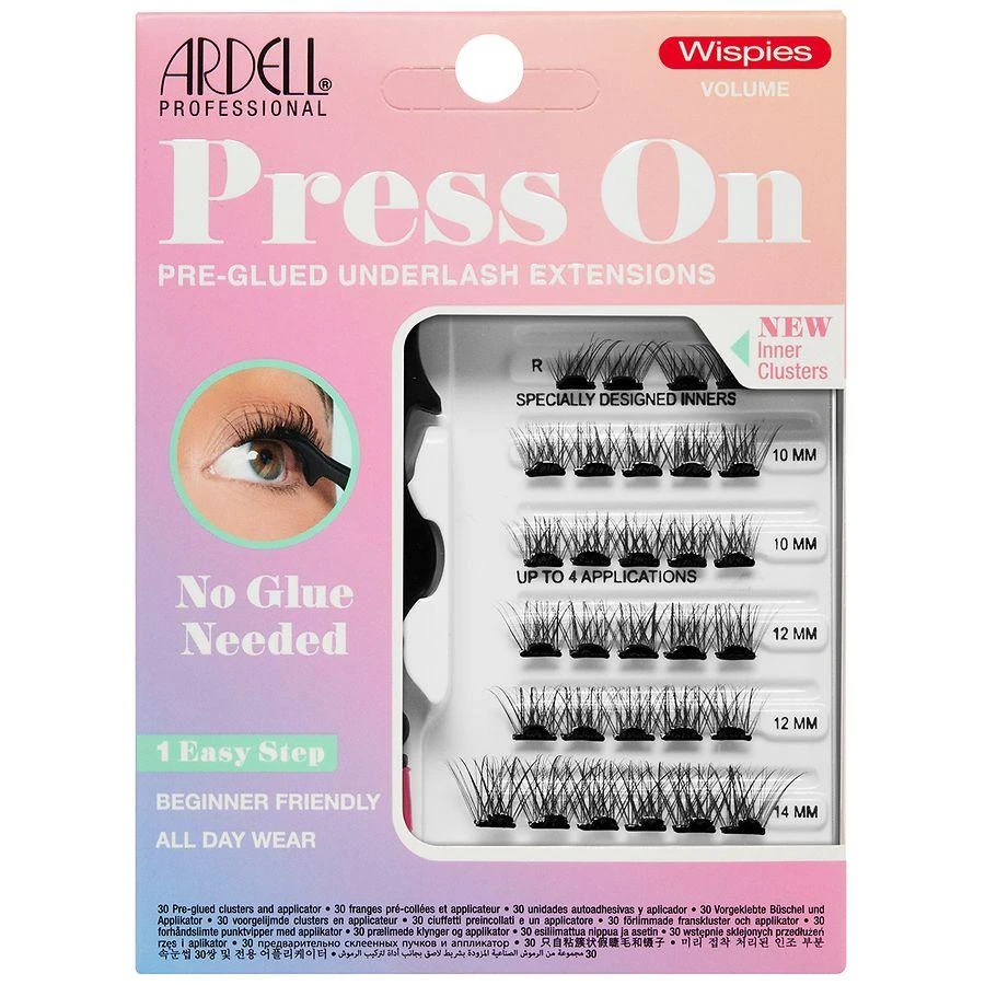 Ardell Press On Pre-Glued Underlash Extensions Wispies Volume