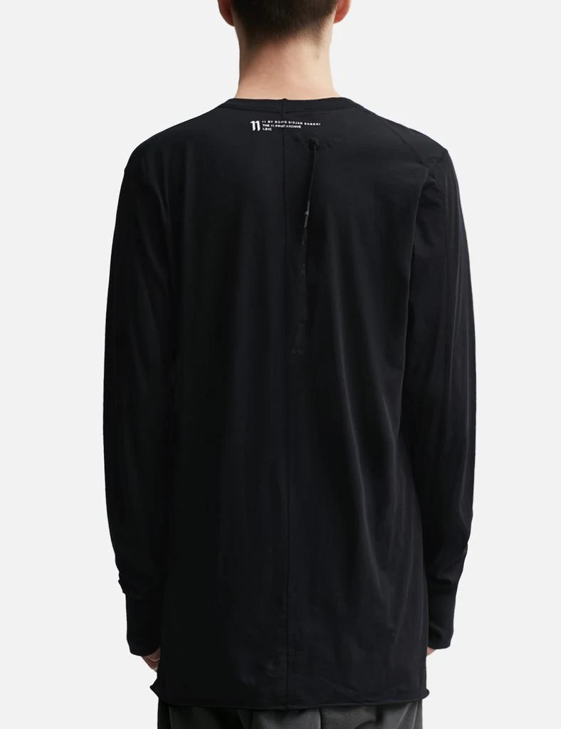 11 by Boris Bidjan Saberi TS5 F1101 Middlefinger Long Sleeve T-shirt 4