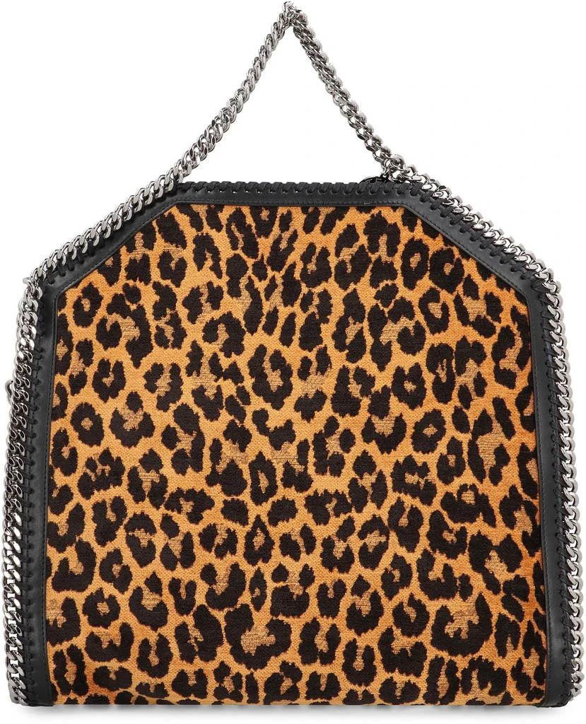 Stella McCartney Stella McCartney Falabella Leopard Printed Fold-Over Tote Bag 2